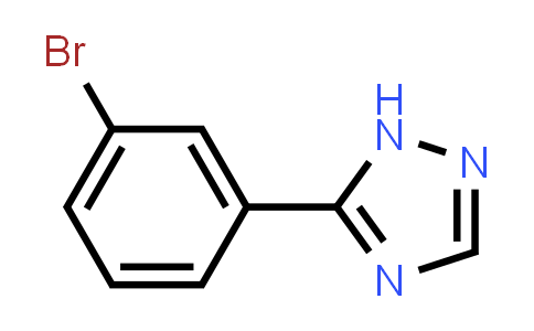 CAS No. 342617-08-7, 5-(3-Bromophenyl)-1H-1,2,4-triazole