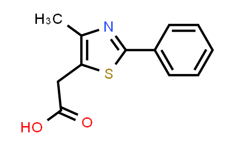 CAS No. 34272-67-8, (4-Methyl-2-phenyl-1,3-thiazol-5-yl)acetic acid
