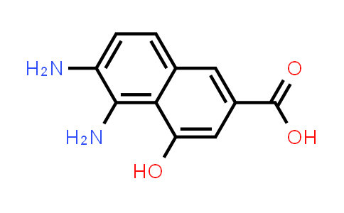 CAS No. 343604-46-6, 2-Naphthalenecarboxylic acid, 5,6-diamino-4-hydroxy-
