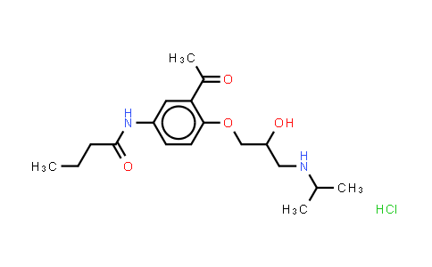 CAS No. 34381-68-5, Acebutolol (hydrochloride)