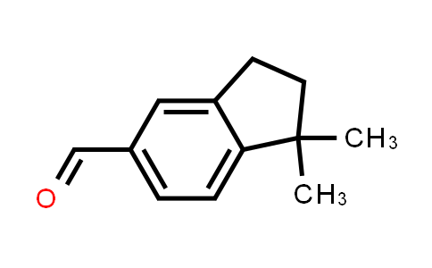 CAS No. 343857-09-0, 2,3-Dihydro-1,1-dimethyl-1H-indene-5-carboxaldehyde