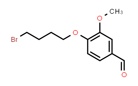 CAS No. 3439-71-2, 4-(4-Bromobutoxy)-3-methoxybenzaldehyde