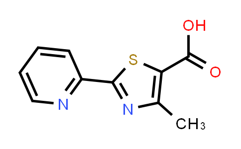CAS No. 34418-48-9, 2-(2-pyridyl)-4-methyl-Thiazole-5-Carboxylic Acid