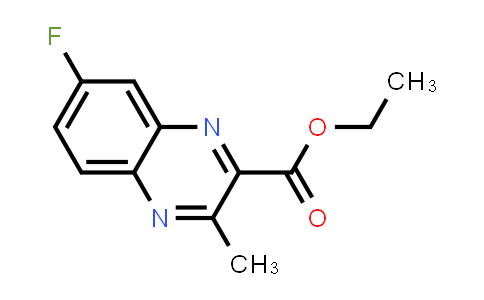 CAS No. 344444-54-8, Ethyl 7-fluoro-3-methylquinoxaline-2-carboxylate