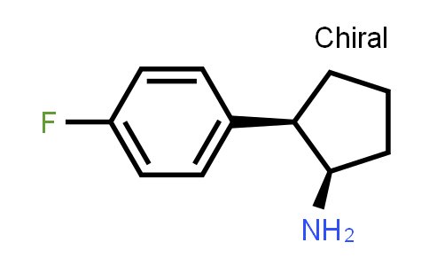 CAS No. 344463-71-4, rel-(1R,2R)-2-(4-Fluorophenyl)cyclopentan-1-amine