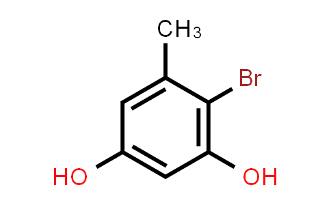 CAS No. 3446-04-6, 4-Bromo-5-methylbenzene-1,3-diol