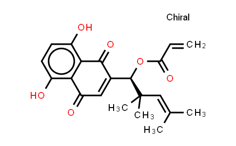 CAS No. 34539-65-6, β,β-Dimethylacrylalkannin
