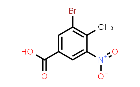 CAS No. 34545-20-5, 3-Bromo-4-methyl-5-nitrobenzoic acid