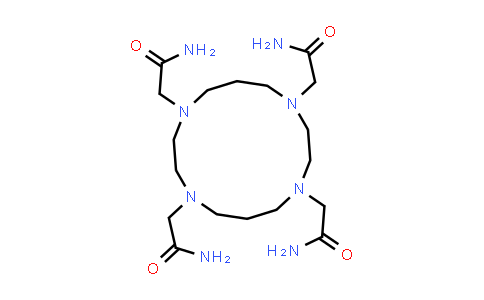 CAS No. 345612-63-7, 1,4,8,11-Tetrakis(carbamoylmethyl)-1,4,8,11-tetraazacyclotetradecane