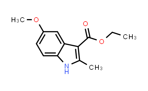 CAS No. 34572-31-1, Ethyl 5-methoxy-2-methyl-1H-indole-3-carboxylate