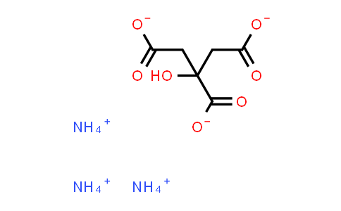 CAS No. 3458-72-8, Citrate (Triammonium)