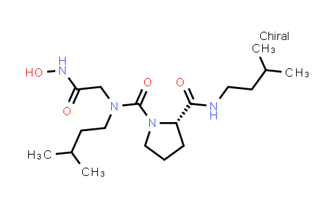 345890-09-7 | (2S)-N1-[2-(Hydroxyamino)-2-oxoethyl]-N1,N2-bis(3-methylbutyl)-1,2-pyrrolidinedicarboxamide