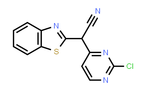 MC550072 | 345986-38-1 | 2-(Benzo[d]thiazol-2-yl)-2-(2-chloropyrimidin-4-yl)acetonitrile