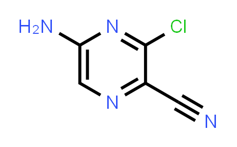 CAS No. 34617-65-7, 5-Amino-3-chloropyrazine-2-carbonitrile