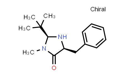 CAS No. 346440-54-8, (2S,5S)-2-tert-Butyl-3-methyl-5-(phenylmethyl)-4-imidazolidinone