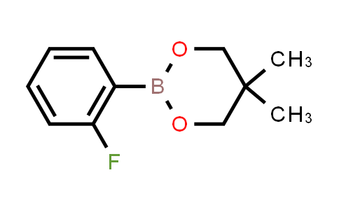 CAS No. 346656-39-1, 2-(2-Fluorophenyl)-5,5-dimethyl-1,3,2-dioxaborinane