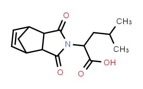 CAS No. 346665-94-9, 2-(1,3-Dioxo-1,3,3a,4,7,7a-hexahydro-2H-4,7-methanoisoindol-2-yl)-4-methyl-pentanoic acid