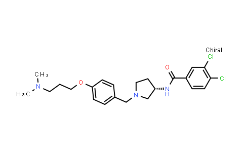 CAS No. 346729-66-6, Benzamide, 3,4-dichloro-N-[(3S)-1-[[4-[3-(dimethylamino)propoxy]phenyl]methyl]-3-pyrrolidinyl]-