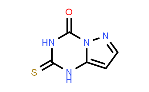 CAS No. 34682-99-0, 2-Thioxo-2,3-dihydropyrazolo[1,5-a][1,3,5]triazin-4(1H)-one
