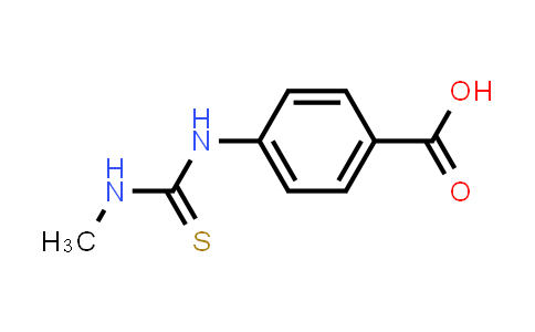CAS No. 34725-34-3, 4-{[(Methylamino)carbonothioyl]amino}benzoic acid