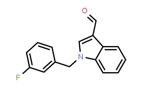 CAS No. 347323-97-1, 1-(3-Fluorobenzyl)-1H-indole-3-carbaldehyde