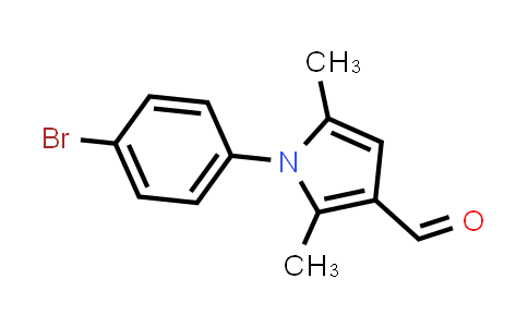 CAS No. 347331-78-6, 1-(4-Bromophenyl)-2,5-dimethyl-1h-pyrrole-3-carbaldehyde