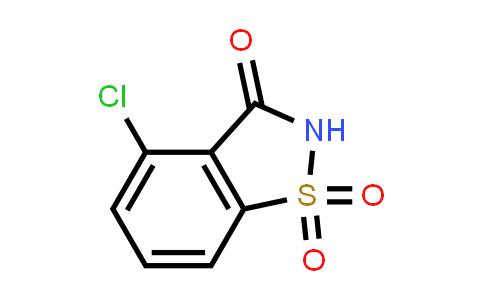 CAS No. 3476-02-6, 4-Chlorobenzo[d]isothiazol-3(2H)-one 1,1-dioxide