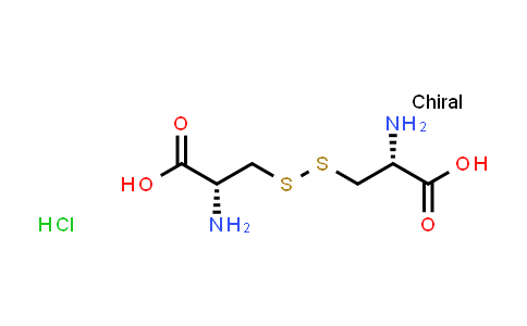 CAS No. 34760-60-6, (2R,2'R)-3,3'-Disulfanediylbis(2-aminopropanoic acid) hydrochloride