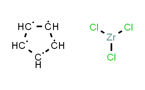 CAS No. 34767-44-7, Trichloro(η5-2,4-cyclopentadien-1-yl)zirconium
