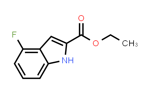 CAS No. 348-32-3, Ethyl 4-fluoro-1H-indole-2-carboxylate