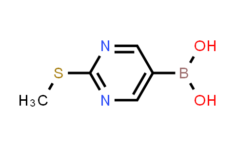 CAS No. 348098-29-3, (2-(Methylthio)pyrimidin-5-yl)boronic acid