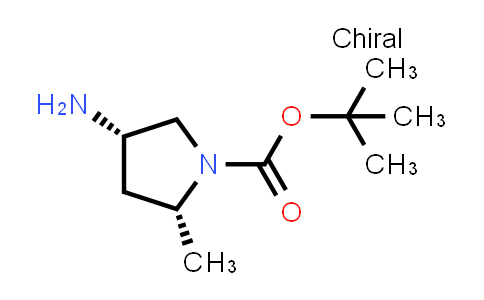 CAS No. 348165-60-6, tert-Butyl (2R,4S)-4-amino-2-methylpyrrolidine-1-carboxylate
