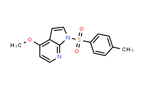 CAS No. 348640-52-8, 1H-Pyrrolo[2,3-b]pyridine, 4-methoxy-1-[(4-methylphenyl)sulfonyl]-