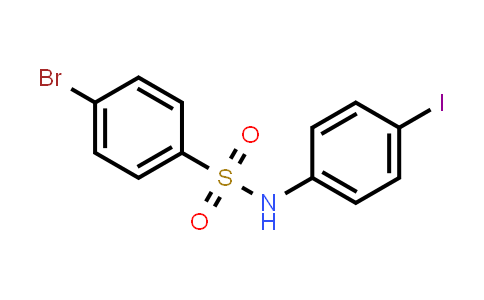 CAS No. 349404-77-9, 4-Bromo-N-(4-iodophenyl)benzenesulfonamide