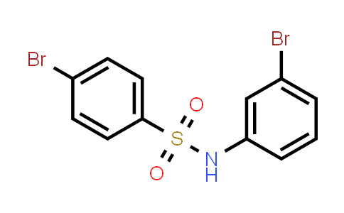 CAS No. 349404-99-5, 4-Bromo-N-(3-bromophenyl)benzenesulfonamide