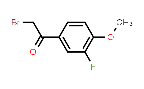CAS No. 350-27-6, 2-Bromo-1-(3-fluoro-4-methoxyphenyl)ethanone