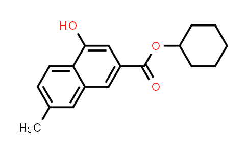 CAS No. 350047-70-0, 2-Naphthalenecarboxylic acid, 4-hydroxy-7-methyl-, cyclohexyl ester
