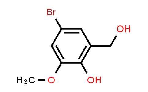 CAS No. 35090-64-3, 4-Bromo-2-(hydroxymethyl)-6-methoxyphenol
