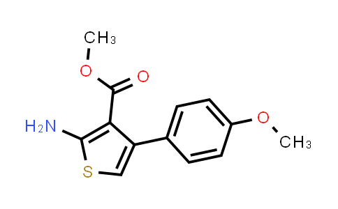 CAS No. 350988-34-0, Methyl 2-amino-4-(4-methoxyphenyl)thiophene-3-carboxylate