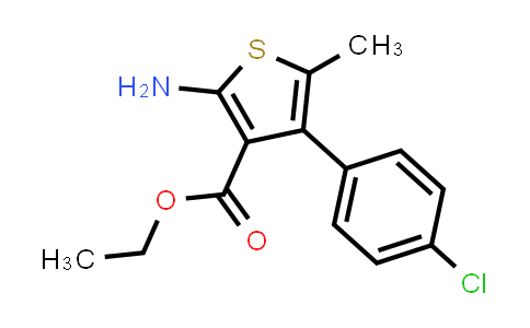 CAS No. 350989-77-4, Ethyl 2-amino-4-(4-chlorophenyl)-5-methylthiophene-3-carboxylate