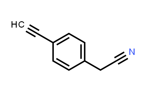 CAS No. 351002-90-9, 2-(4-Ethynylphenyl)acetonitrile