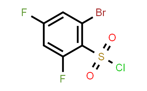 CAS No. 351003-42-4, 2-Bromo-4,6-difluorobenzene-1-sulfonyl chloride