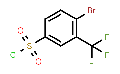CAS No. 351003-47-9, 4-Bromo-3-(trifluoromethyl)benzene-1-sulfonyl chloride