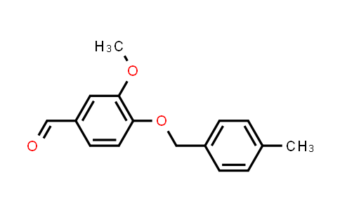 CAS No. 351066-36-9, 3-Methoxy-4-[(4-methylbenzyl)oxy]benzaldehyde