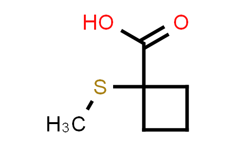 CAS No. 35120-20-8, 1-(Methylsulfanyl)cyclobutane-1-carboxylic acid