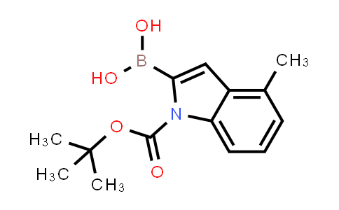 CAS No. 352359-21-8, (1-(tert-Butoxycarbonyl)-4-methyl-1H-indol-2-yl)boronic acid