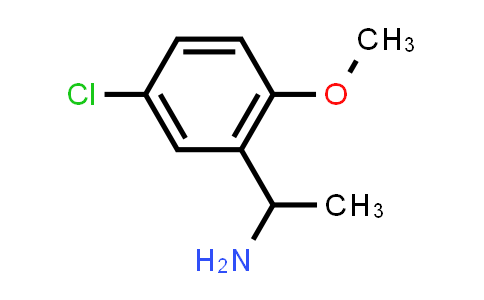 CAS No. 35253-21-5, 1-(5-Chloro-2-methoxyphenyl)ethylamine