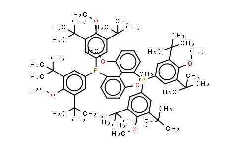 CAS No. 352655-61-9, (R)-(6,6'-Dimethoxybiphenyl-2,2'-diyl)bis[bis(3,5-di-tert-butyl-4-methoxyphenyl)phosphine]