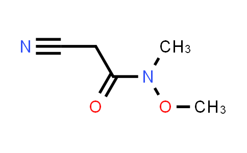 CAS No. 353237-65-7, 2-Cyano-n-methoxy-n-methylacetamide