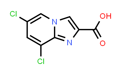CAS No. 353258-33-0, 6,8-Dichloroimidazo[1,2-a]pyridine-2-carboxylic acid